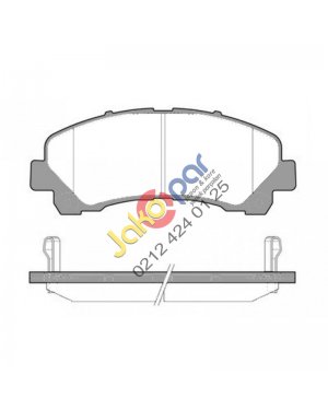 Isuzu Dmax Ön Fren Balatası 2008-2013