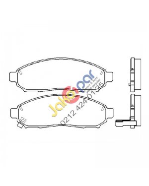 Nissan Navara Ön Fren Balatası 2004-2010