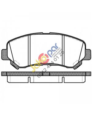 Nissan Qashqai Ön Fren Balatası 2007-2012