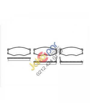 Nissan D-21 Ön Fren Balatası 1986-1997