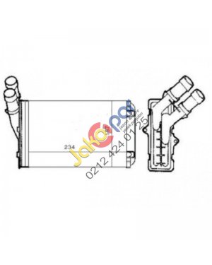 PEUGEOT 306 KALORİFER RADYATÖRÜ