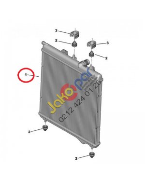 PEUGEOT 301 1.2-1.6 HDi SU RADYATÖRÜ