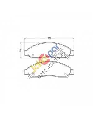 Isuzu Dmax 2wd 4wd Ön Fren Balatası 2002-2007