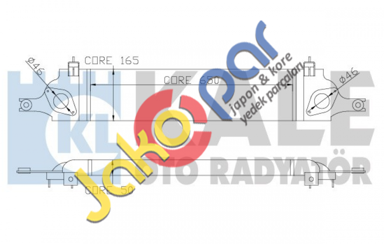 Nıssan  QashQaı 1.5  Dcı 07-> Intercoler radyator 14461-BB30A