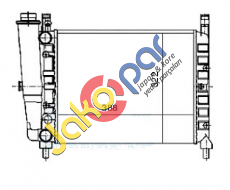 FİAT UNO 60 SU RADYATÖRÜ 1991-1994