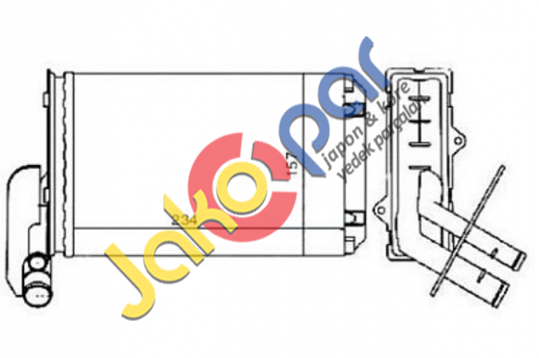 RENAULT MEGANE-1 1997-2003 KALORİFER RADYATÖRÜ