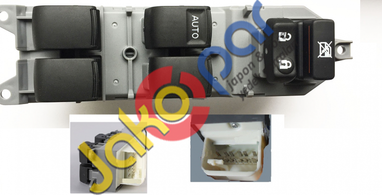Toyota Auris 2008-2013 Cam Düğmesi 6 Tuş 15 Fiş