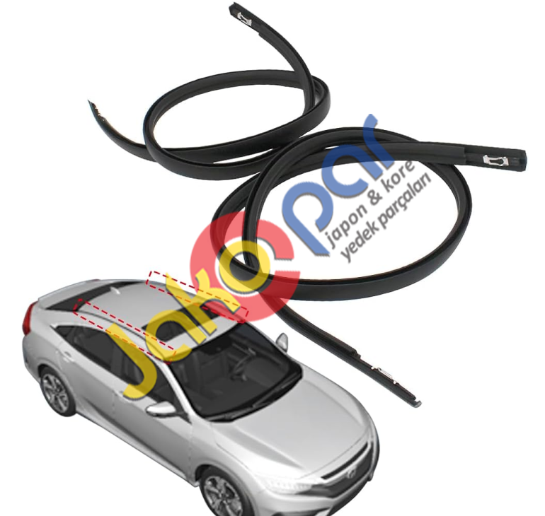 Honda Civic Fb7 Tavan Çıtası Bantı 2012-2015 FABRİKASYON SIFIR