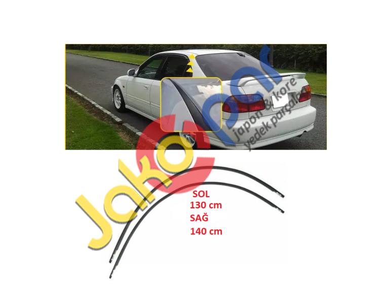 Honda Civic İes Tavan Çıtası Bantı 1996-2001 FABRİKASYON SIFIR