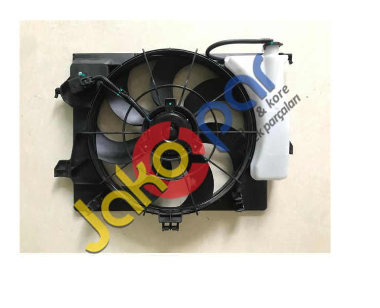 Hyundai Accent Blue Su Radyatör Fanı Motorlu 2011-2016 SIFIR FABRİKASYON