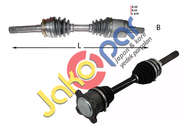 Mitsubishi L-200 1987-2006  Aks Komple SIFIR FABRİKASYON