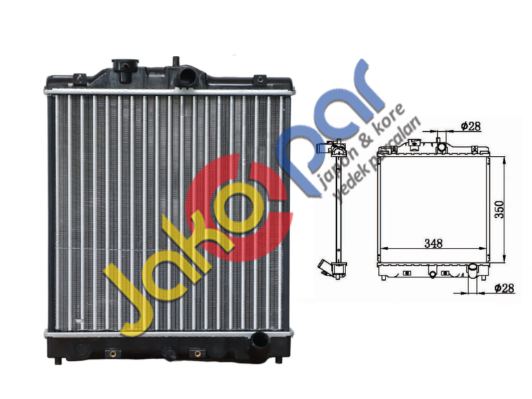 Su Radyatör Honda Hrv 1995-2009 SIFIR FABRİKASYON