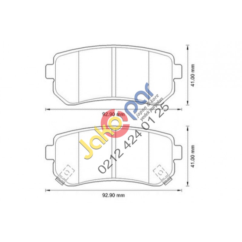 Hyundai ix35 Arka Fren Balatası 2011-2013