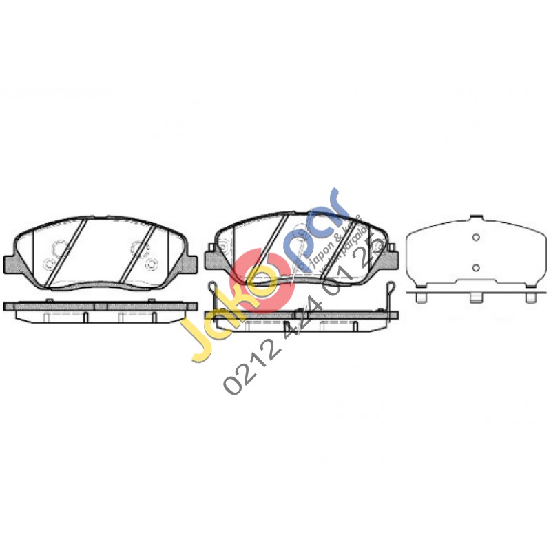 Hyundai Santafe Ön Fren Balatası 2006-2010