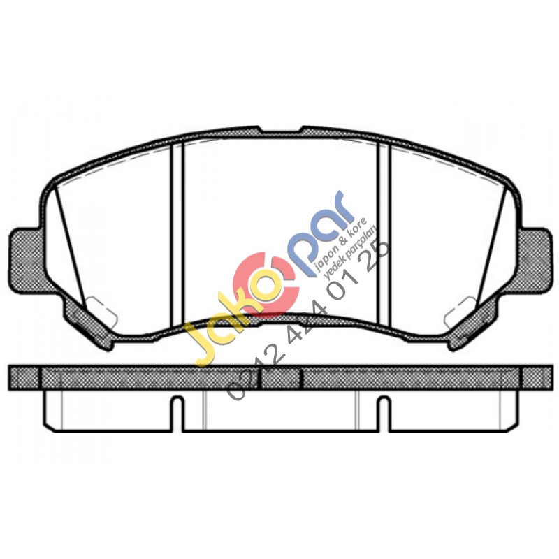 Nissan Qashqai Ön Fren Balatası 2007-2012