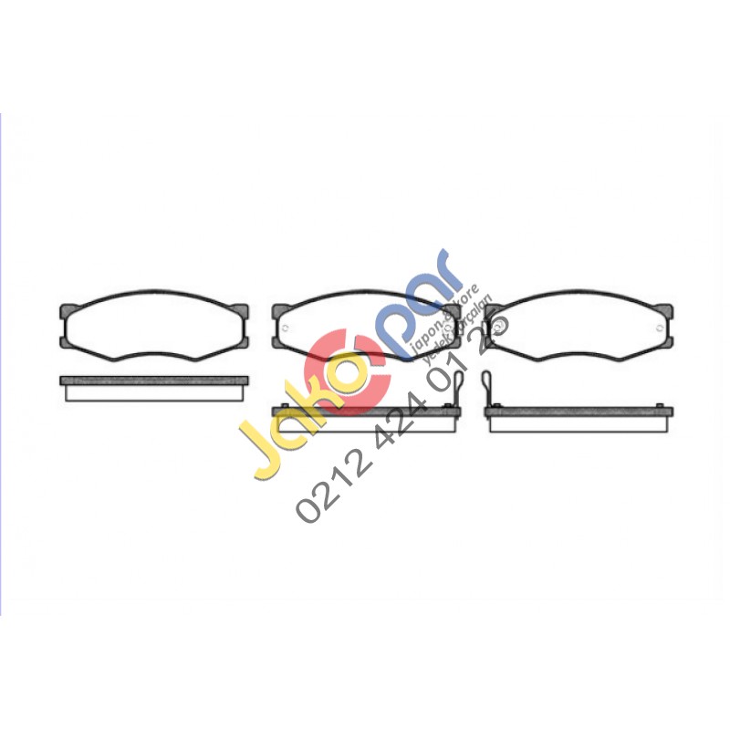 Nissan D-21 Ön Fren Balatası 1986-1997