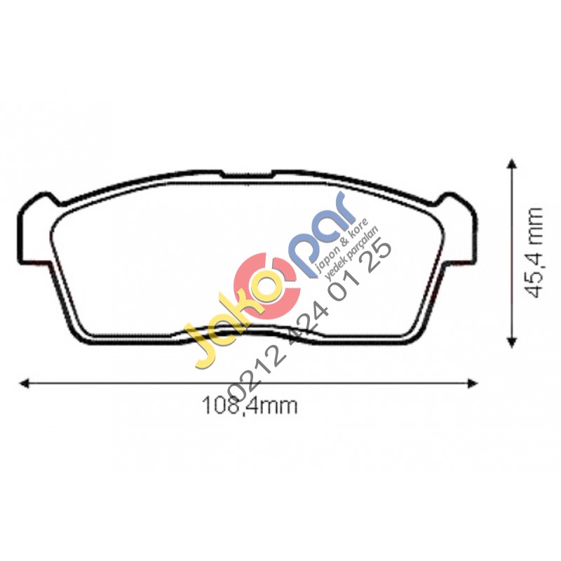 Suzuki Carry Sk413 Ön Fren Balatası 2000-2010