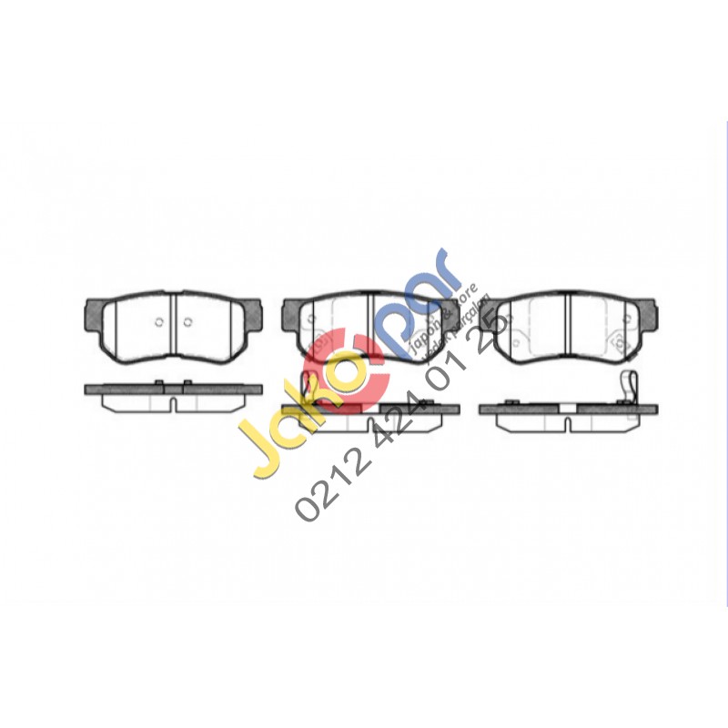 Hyundai Tucson Arka Fren Balatası 2004-2010