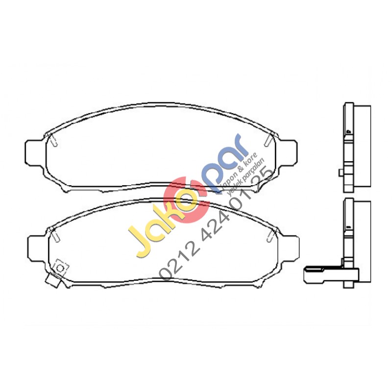 Nissan Panfınder Ön Fren Balatası 2005-2011