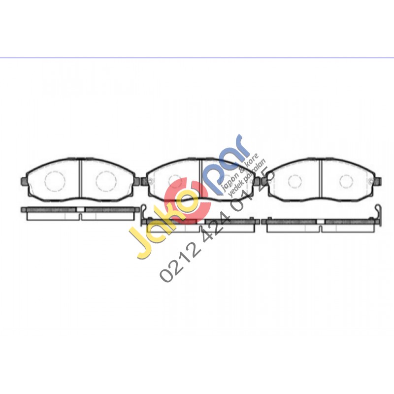 Hyundai H100 Kamyonet On Fren Balatası  2004-2012